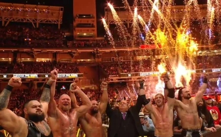 Mysterious Figure Aids Brock Lesnar Bron Breakker Bronson Reed Drew McIntyre and Logan Paul in WWE Survivor Series Men’s Wargames Victory