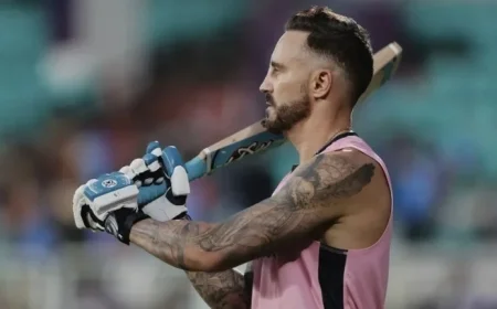 Faf du Plessis Chooses PSL Over IPL 2026 Auction in Surprise Move