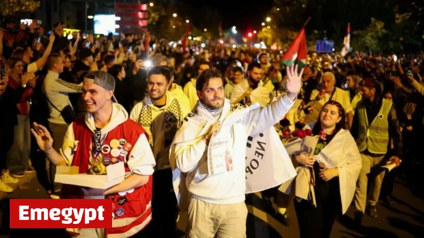 Thousands Rally in Serbia as Student-Led Movement Commemorates Novi Sad Tragedy Anniversary