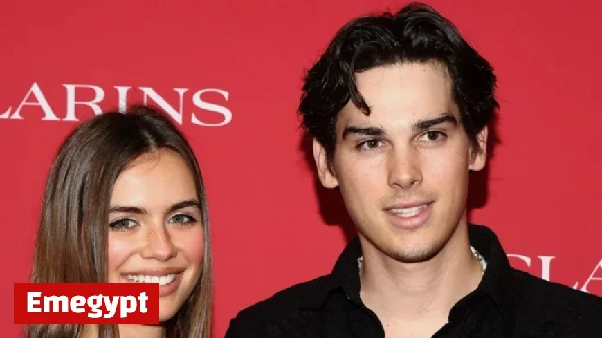 Paris Brosnan’s Model Girlfriend Shines in Bold Naked Dress Trend