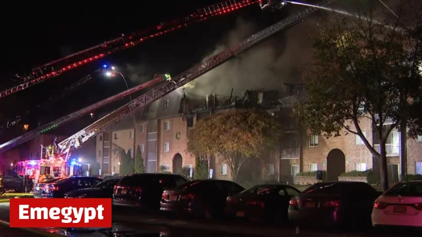 Massive Fire Renders Over 100 Homeless in Blackwood Apartment Complex