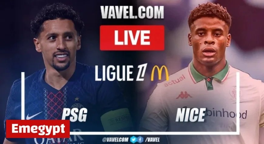 Live Score Updates: PSG vs Nice in Ligue 1 Clash