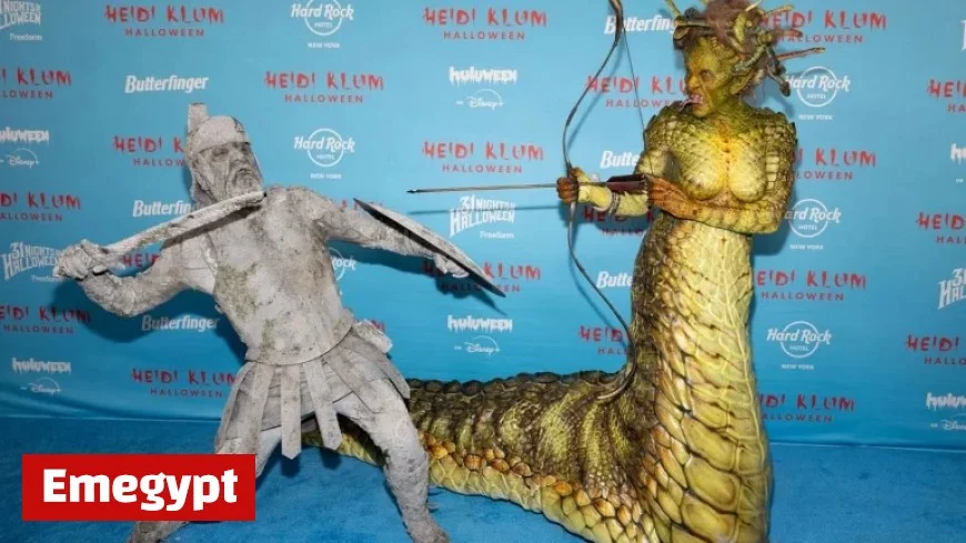 Heidi Klum Reveals Terrifying Costumes Featuring Razor-Sharp Teeth for a Spooky Peek