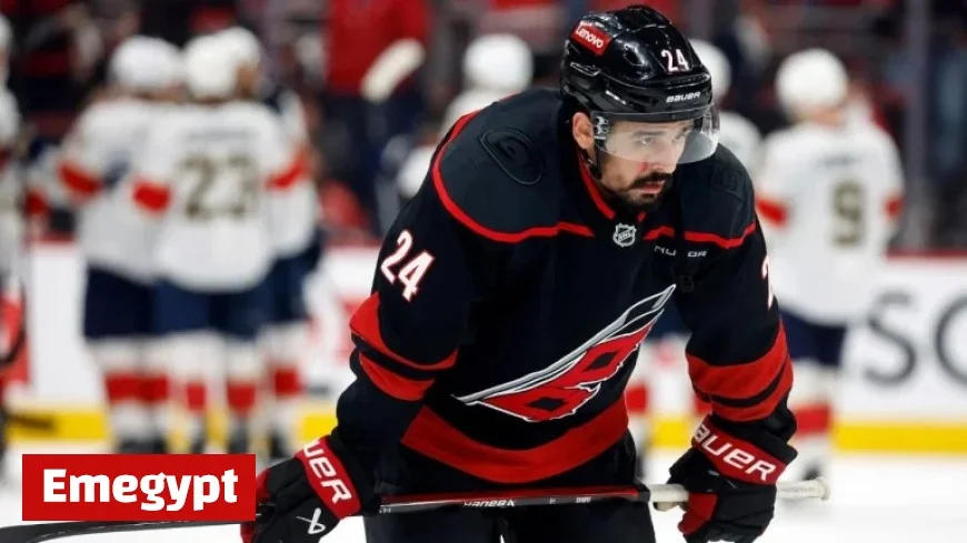 Seth Jarvis of the Hurricanes Returns to Skating Following Painful Shot Block Injury