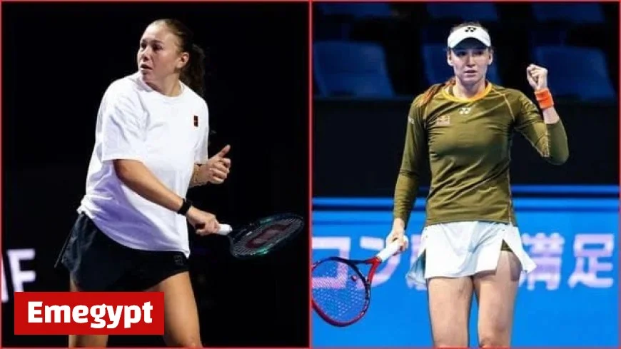 Amanda Anisimova and Elena Rybakina Set for First-Ever Showdown Sparks Excitement Ahead of Finals