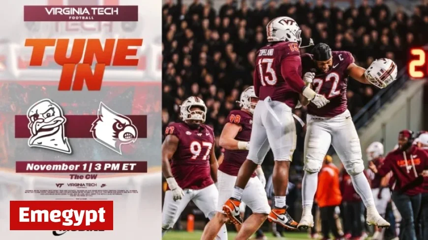Virginia Tech Battles No. 16 Louisville: How to Watch Live