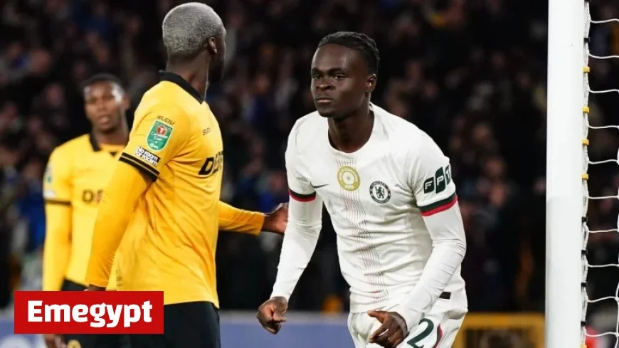 Chelsea Triumphs 4-3 Over Wolves in Seven-Goal Carabao Cup Thriller with Liam Delap’s Red Card