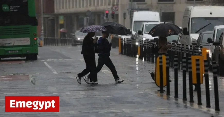 Yellow rain warning alerts issued for four counties