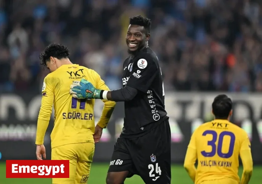 Former Trabzonspor Coach Labels Andre Onana a Downgrade Not the Best Goalkeeper in Turkish Super Lig