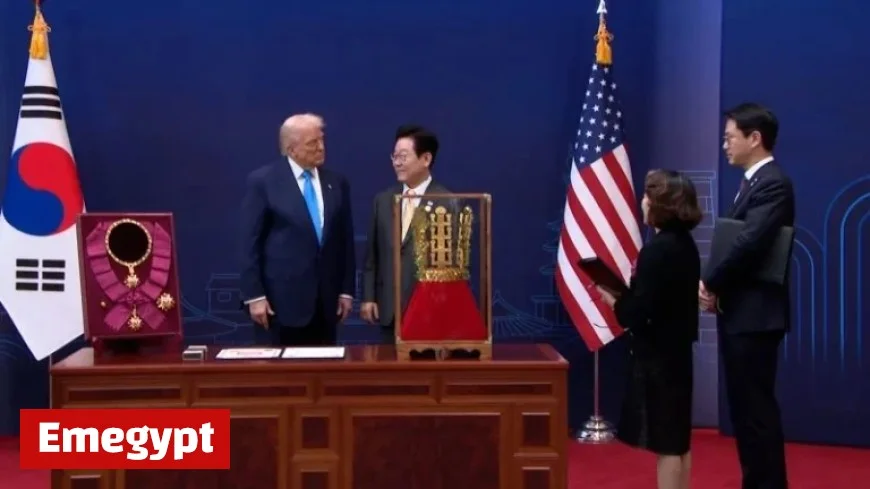 South Korea Awards Trump with Gold Crown
