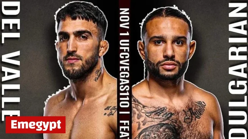 Yadier del Valle Aims for Another UFC Victory as Cuban Fighter Faces Tough Challenge in Las Vegas