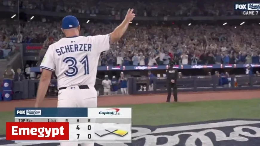Max Scherzer Receives Standing Ovation Exiting the Mound in Thrilling Game 7