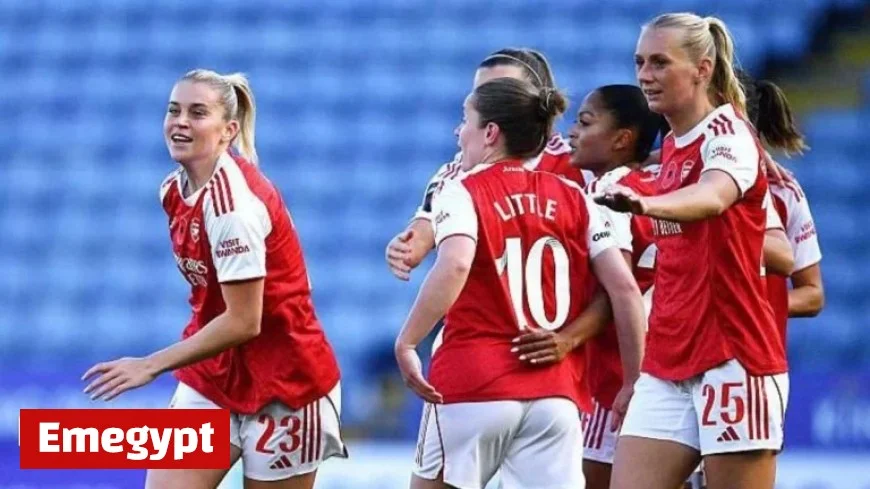 Arsenal Triumphs 4-1 Over Leicester as Alessia Russo and Stina Blackstenius Lead the Charge