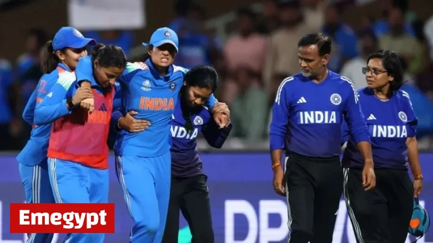 Pratika Rawal Suffers Ankle Injury During Rain-Affected Match Against Bangladesh