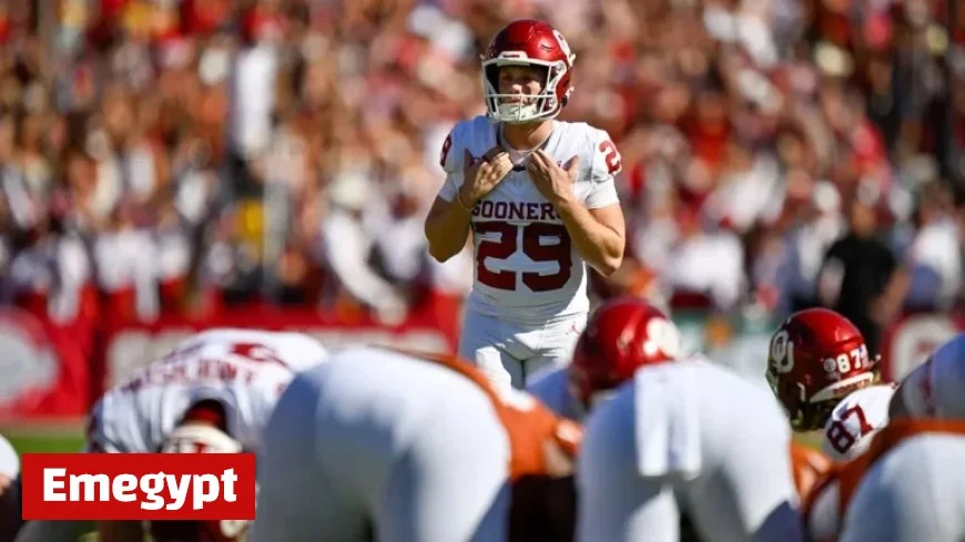 ESPN Broadcasters Criticize Oklahoma Kicker’s Short Shorts as ‘Penalty-Worthy’