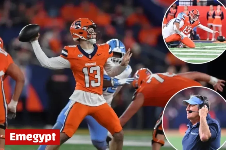 Syracuse Fails with Lacrosse Recruit at QB in UNC Defeat Against Belichick