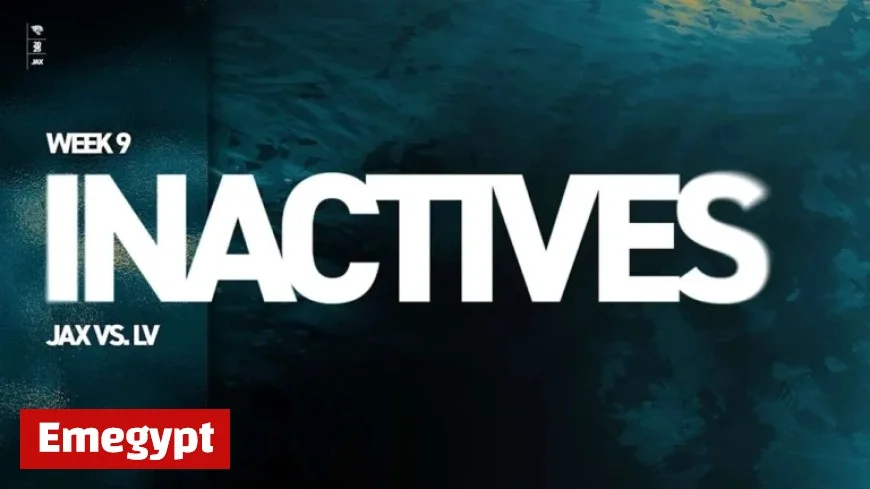 Trevor Lawrence Plays Despite Illness; Devin Lloyd Among Six Inactive for 2025 Week 9