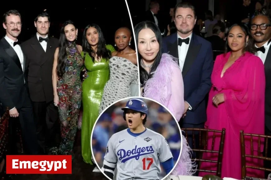 Celebrities Celebrate Dodgers’ Victory at Black-Tie Gala Led by DiCaprio