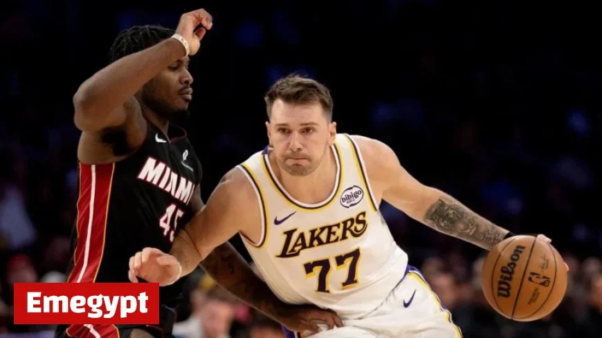 Luka Dončić’s Record-Breaking Triple-Double Drives Lakers to Victory Over Heat and Sets New Franchise Milestones