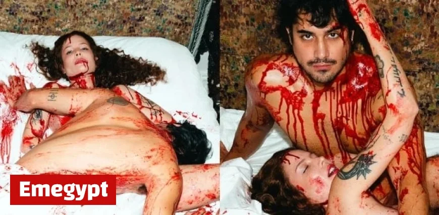 Avan Jogia and Halsey Bare It All in Halloween Photos