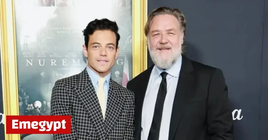 Rami Malek and Russell Crowe Elevate Performances for Nuremberg Film