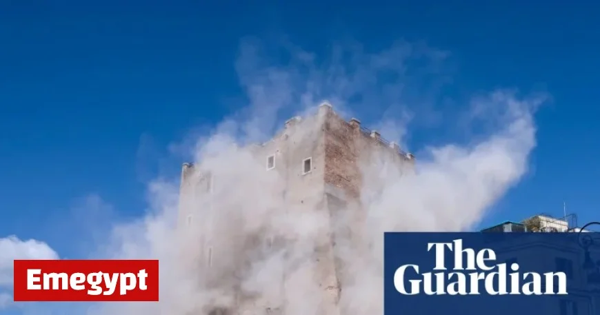 Heroic Rescue Efforts Underway as Man Trapped in Collapsed Medieval Tower in Rome