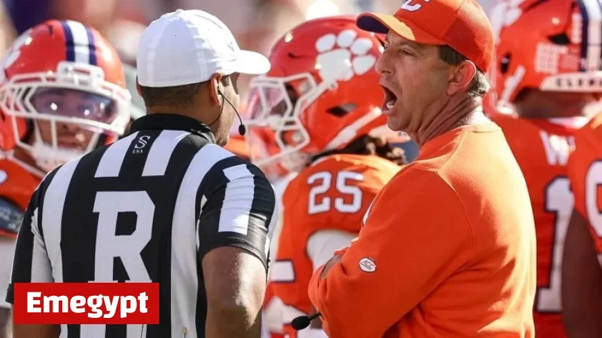 ACC imposes $10K fine on Clemson following Dabo Swinney’s criticism of referees