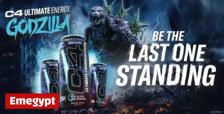 Celebrate Godzilla Day with C4 Ultimate Energy’s Sour Blue Razzilla