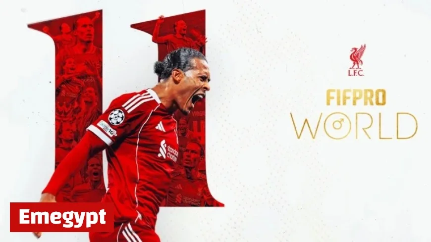 Virgil van Dijk Secures Spot in FIFPRO Men’s World 11 for Record Fifth Time