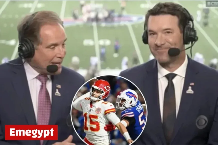 Tony Romo’s Unusual Noise Captures Attention During Chiefs-Bills Game