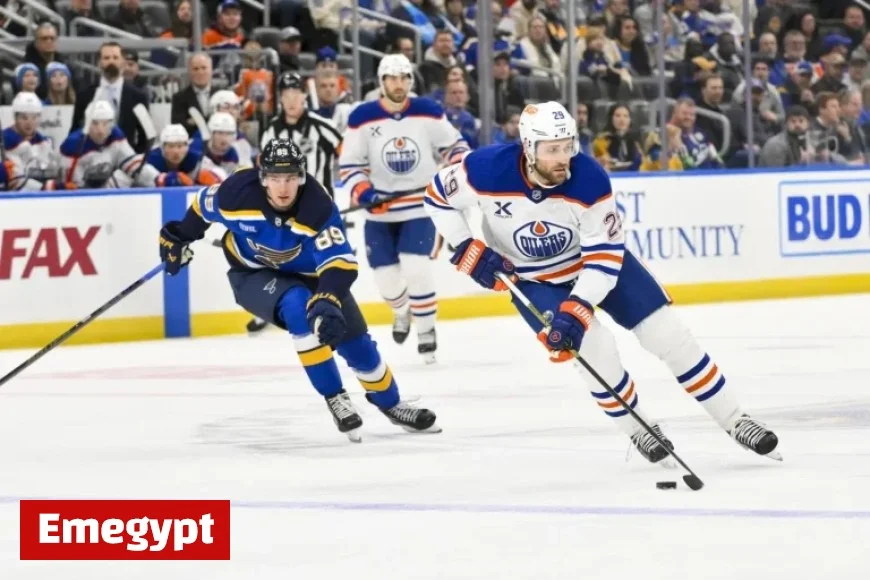 Oilers vs. Blues: Gameday Lineup Announced