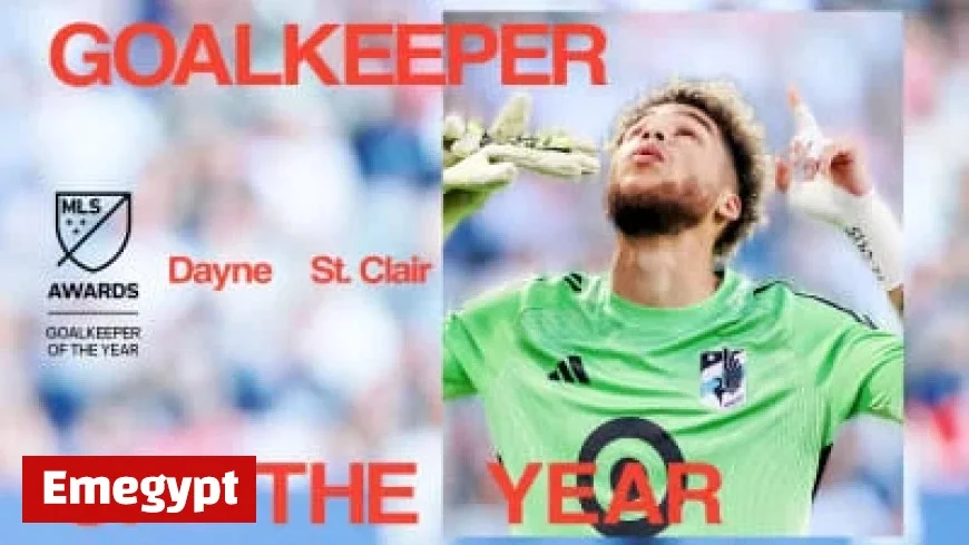Dayne St. Clair Wins 2025 MLS Goalkeeper of the Year Award