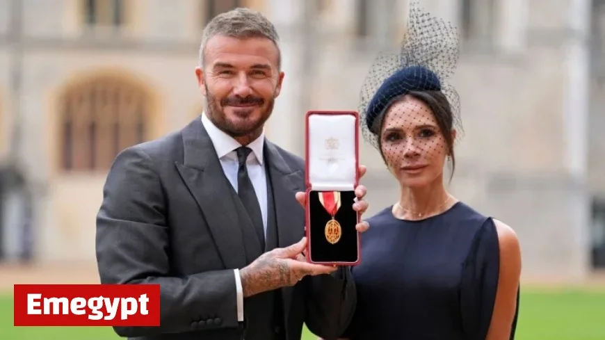 Bend a Knee Like Beckham Soccer Legend Receives Knighthood from King Charles III
