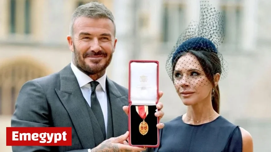 David Beckham Honored with Knighthood by the King at Windsor Castle Ceremony