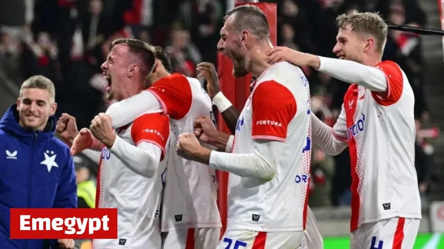 LIVE FOOTBALL: Slavia Concedes in Champions League as Arsenal Strikes with Penalty
