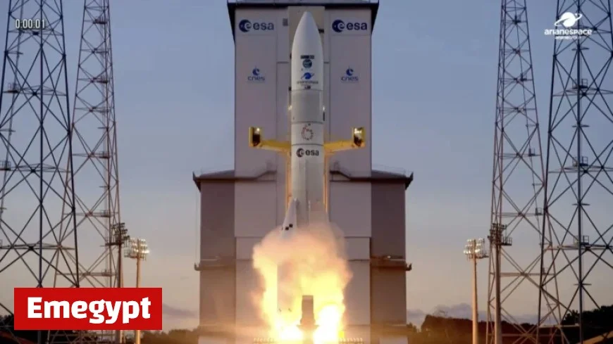 Ariane 6 Launches Sentinel-1D Earth Observation Satellite into Orbit