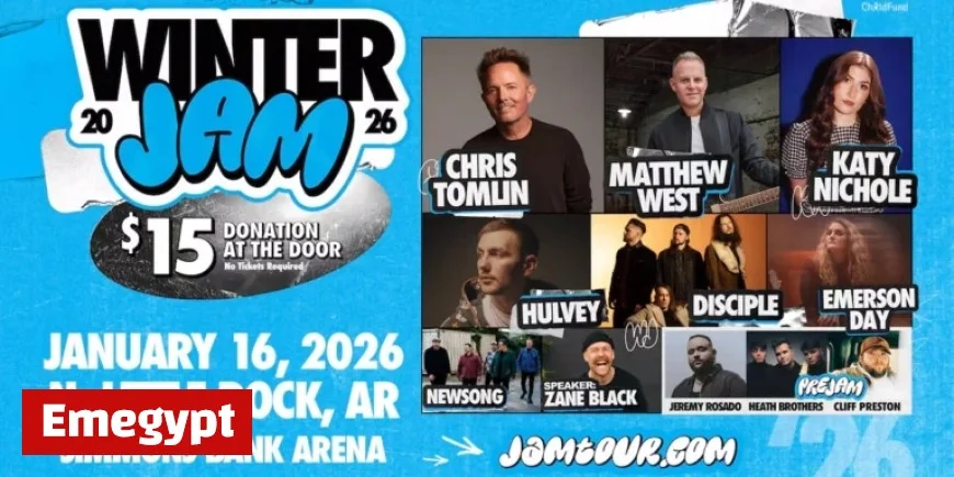 Chris Tomlin, Matthew West Lead Arkansas Winter Jam Event