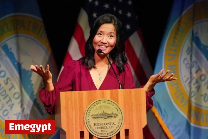 Boston Mayor Wu Celebrates Unopposed Re-Election as Tally Begins