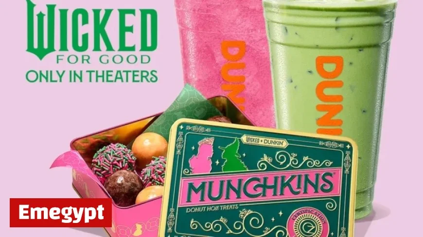 Dunkin’ Launches ‘Wicked’ Franchise Finale Menu with Themed Merchandise
