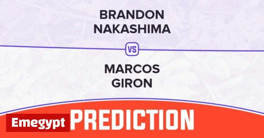 Brandon Nakashima vs Marcos Giron: 2025 ATP Athens Match Prediction