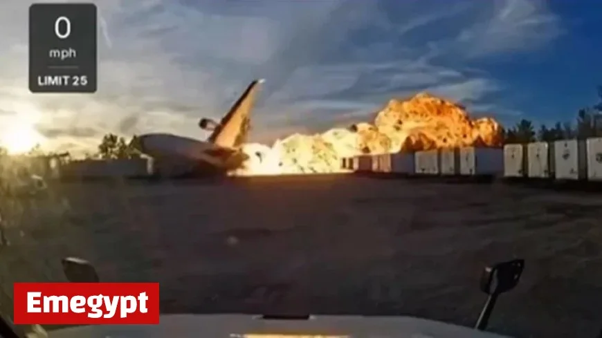 Dashcam Captures Shocking Moment of UPS Plane Crash in Louisville