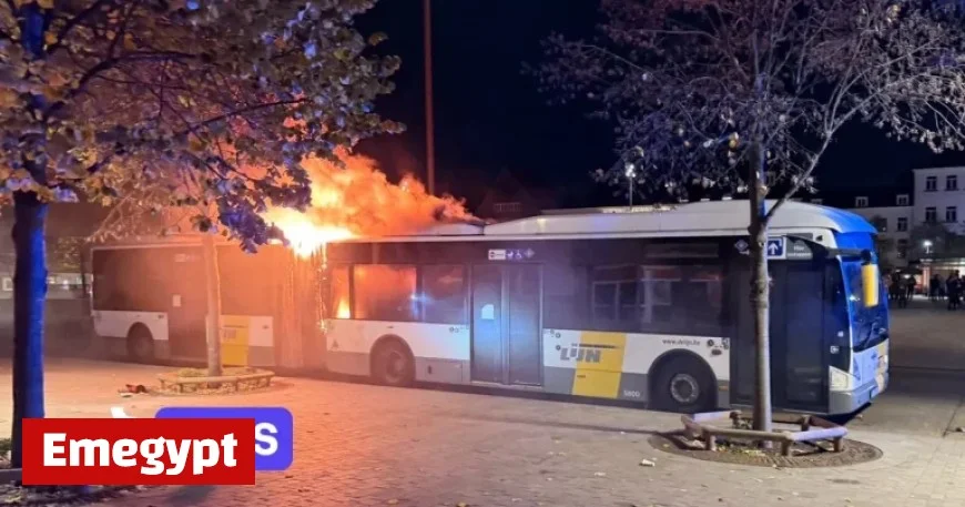 FC Barcelona Supporters’ Bus Catches Fire in Bruges No Injuries Reported