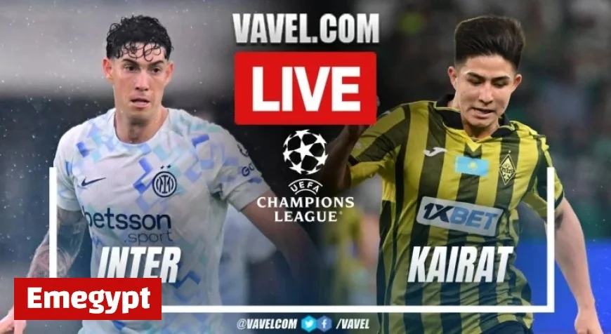Inter Triumphs Over Kairat 2-1 in UEFA Champions League Goals and Highlights
