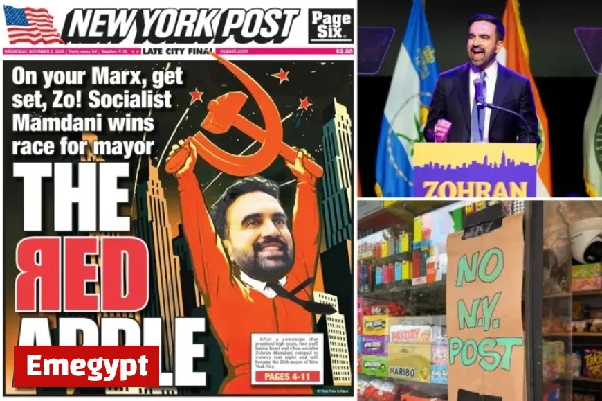 New York Post Cover on Zohran Mamdani Election Sells Out, Hits eBay