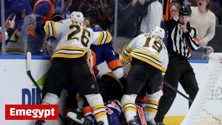 Islanders Respond After Bruins’ Nikita Zadorov Roughs Up Matthew Schaefer