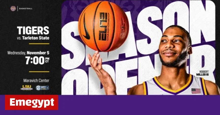 Tiger Basketball Team Kicks Off Season Wednesday at Maravich Center