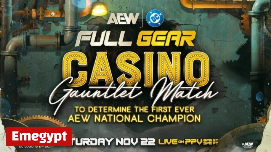 AEW Unveils National Championship; Casino Gauntlet to Decide First Champion