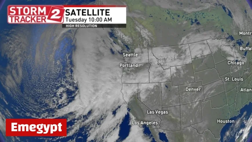 Atmospheric River Forecast: Wind, Rain, and Minor Severe Weather Risk Wednesday