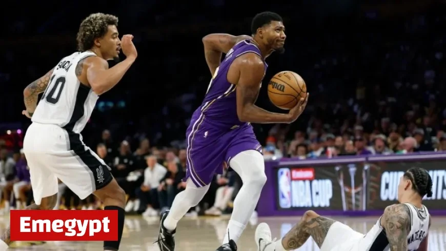 Lakers Triumph Over Spurs: Overcome Marcus Smart Error and Jake LaRavia Foul