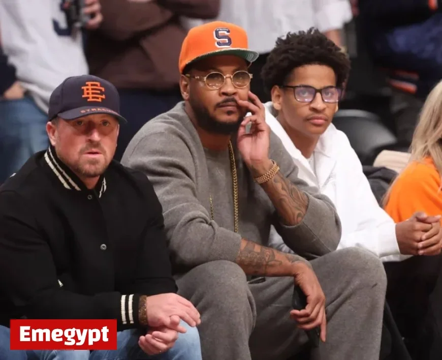 Carmelo Anthony Proudly Applauds Son Kiyan’s Syracuse Debut